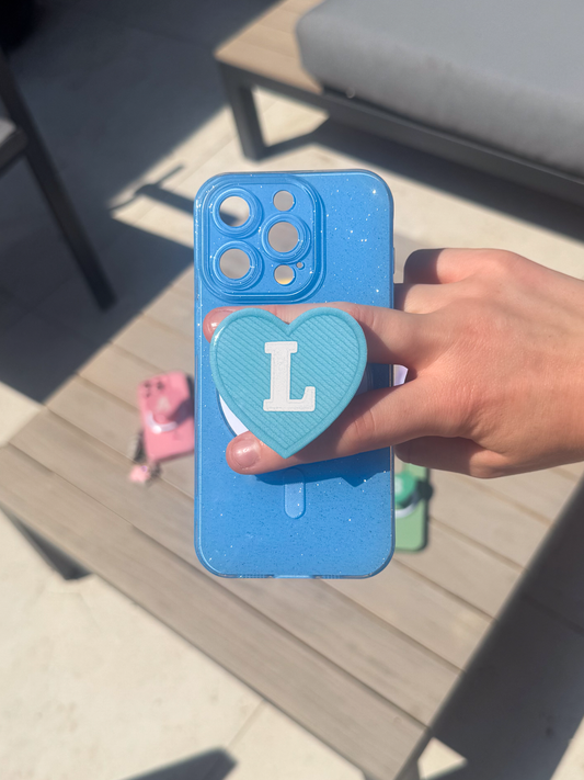 Heart Initial Grip (Custom)